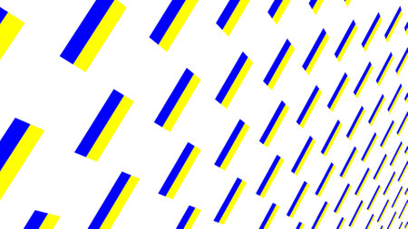 Pattern from the flag of Ukraine. economy. geopolitics. military conflict.の写真素材
