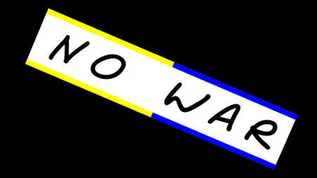 No war in Ukraine. Attack on the country.の写真素材