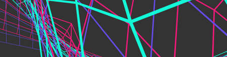 Screensaver of colored lines on a gray background. web design. computer technologies.の写真素材