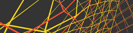 Banner of colored abstract lines on a gray background. web design.の写真素材