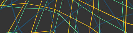 Banner of colored abstract lines on a gray background. web design.の写真素材