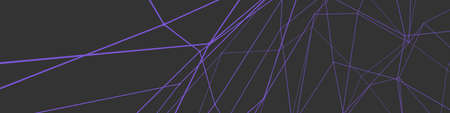 Banner of colored abstract lines on a gray background. web design.の写真素材