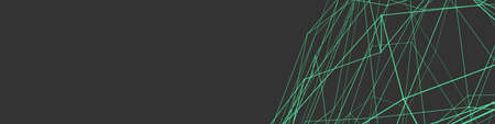 Banner of colored lines on a gray background. Screensaver or decoration.の写真素材