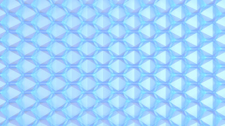 Abstract background of geometric lines and shapes. Decoration or screensaver. 3D rendering.の写真素材