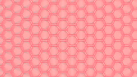 Abstract background of geometric lines and shapes. Decoration or screensaver. 3D rendering.の写真素材