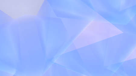Blue-pink abstract background from geometric lines. 3D rendering.の写真素材