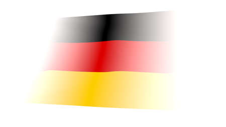 Stylized flag of Germany. Europe. 3D rendering.の写真素材