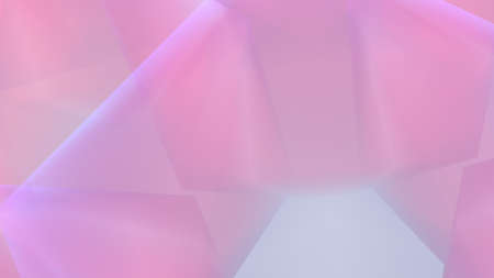 Abstract background of geometric lines and shapes. Decoration or screensaver. 3D rendering.の写真素材