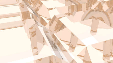Abstract background of polygons and gradients. colored lines.の写真素材