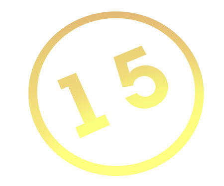 Colored number or number in a circle from a gradient. enumeration and numbering.の写真素材