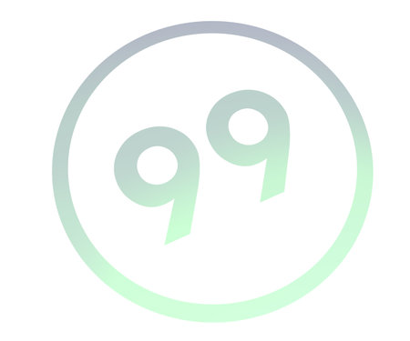 Colored number or number in a circle from a gradient. enumeration and numbering.の写真素材