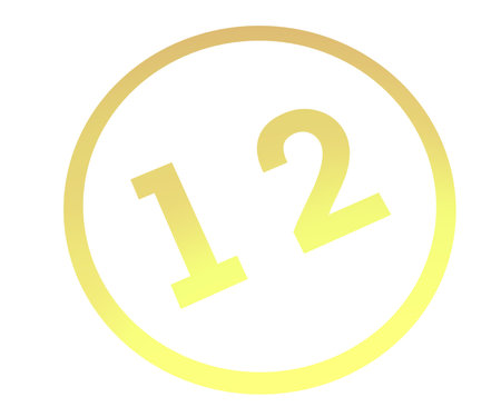 Colored number or number in a circle from a gradient. enumeration and numbering.の写真素材