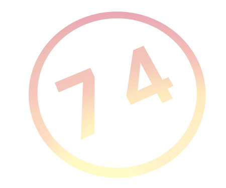 Colored number or number in a circle from a gradient. enumeration and numbering.の写真素材