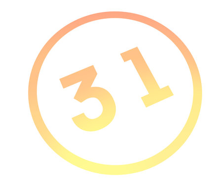 Colored number or number in a circle from a gradient. enumeration and numbering.の写真素材
