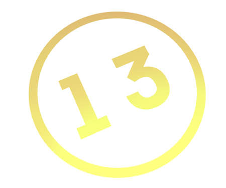 Colored number or number in a circle from a gradient. enumeration and numbering.の写真素材