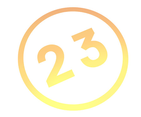 Colored number or number in a circle from a gradient. enumeration and numbering.の写真素材