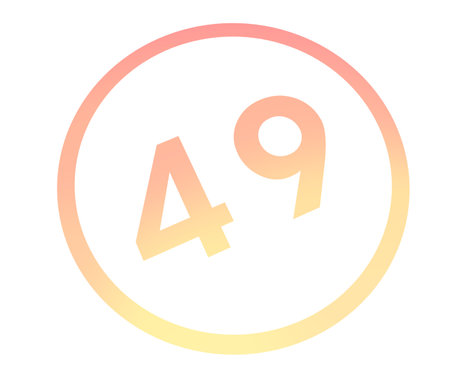 Colored number or number in a circle from a gradient. enumeration and numbering.の写真素材