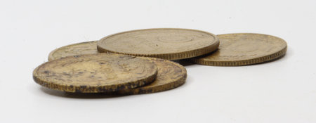 Old Soviet coins. USSR moneyの写真素材