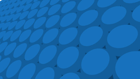 Blue abstract background in the form of bubbles. Decoration or screensaver.