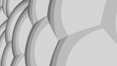 Gray abstract background in the form of bubbles. Decoration or screensaver.の写真素材