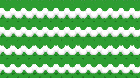 White-green abstract background from polygonsの写真素材