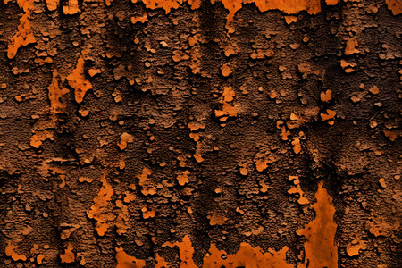 Texture, background or screensaver in the form of old paint and rust.