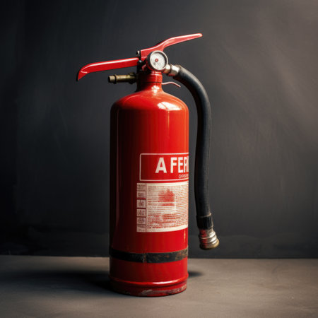 fire extinguisher. fire safety. AI generative.の素材