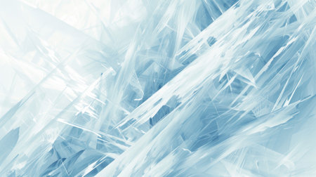 Pale blue abstract background or screensaver on PC with sharp lines. AI generative.の素材