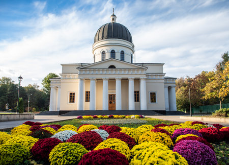 Cathedral of Christ's Nativity, Chisinau, Moldovaの写真素材