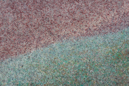 Texture of marble, concrete in two colors. Turquoise and pink color in the form of abstraction.の写真素材