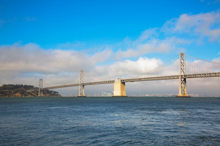 bay bridge, san francisco, californiaの写真素材
