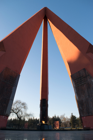 World War II Memorial Complex Eternity in Chisinau, Republic of Moldova, December 2016のeditorial素材