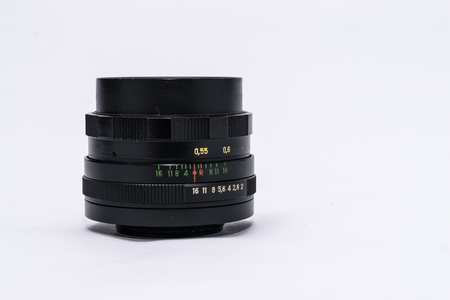 Helios 44-2 vintage USSR manual lensの写真素材