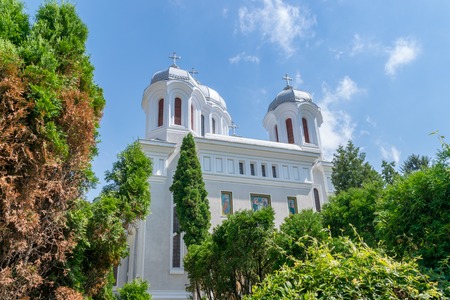 Beautiful church on a summer day in Brasov, Romania.