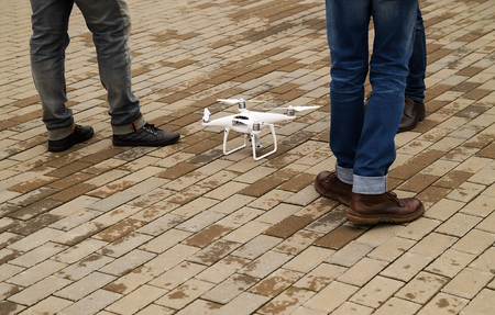 Drone ready for flight