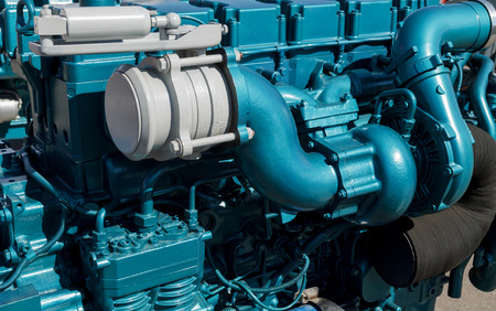 Car engine close-upの写真素材