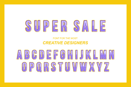 Original Font Super Sale for creative design template.のイラスト素材