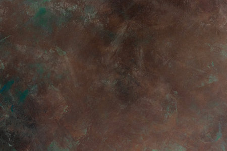 Stylish abstract interior decorative texture with patina and brown tones. Background with decorative...