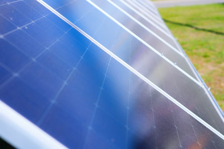Solar panels as alternative energy. Environmentally friendly renewable electricity