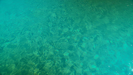 Water in the pool, sunlight is reflected, small waves,の写真素材