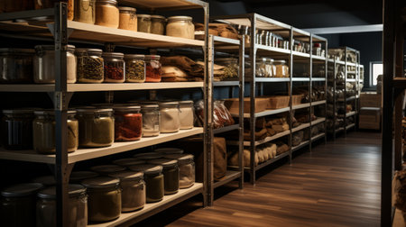 Dry Goods Storage Facility Generative AIの素材