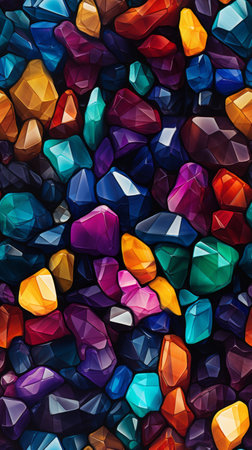 Gemstone Abstraction Generative AIの素材
