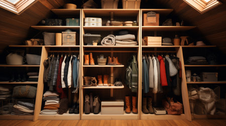 Closet Space Utilization Generative AIの素材