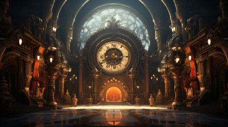 metro station concept Generative AIの素材