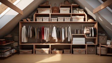 Generative AI Compact Closet Space Optimizationの素材