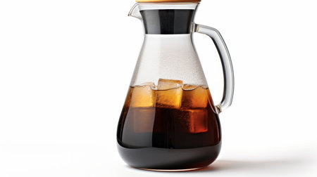 Cold brew coffee maker pitcher Generative AIの素材
