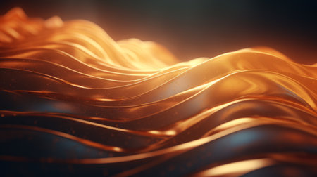 Generative AI Overlapping layers of textures and gradients producing an abstract digital backdrop.の素材