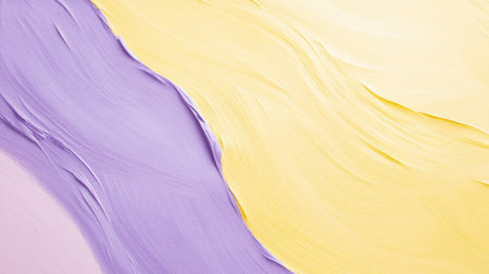 Delicate pencil strokes are shown against smooth pastel walls, comprising soothing shades of lavender and yellow. The simple design evokes a calm and creative atmosphere perfect for reflection.の素材