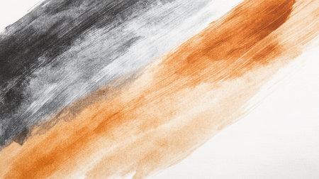 Soft pencil strokes in muted amber blend with gray tones, creating an abstract artwork that evokes calmness and simplicity. The gentle textures invite contemplative observation.の素材