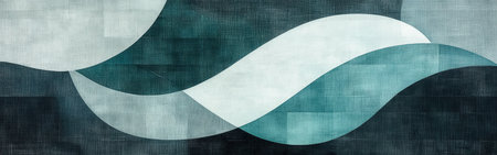 Delicate half-circles emerge through soft pencil strokes in muted gray shades, blending harmoniously to evoke a sense of tranquility and modern artistry.の素材